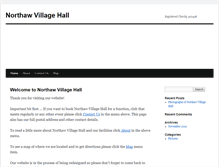 Tablet Screenshot of northaw-village-hall.info
